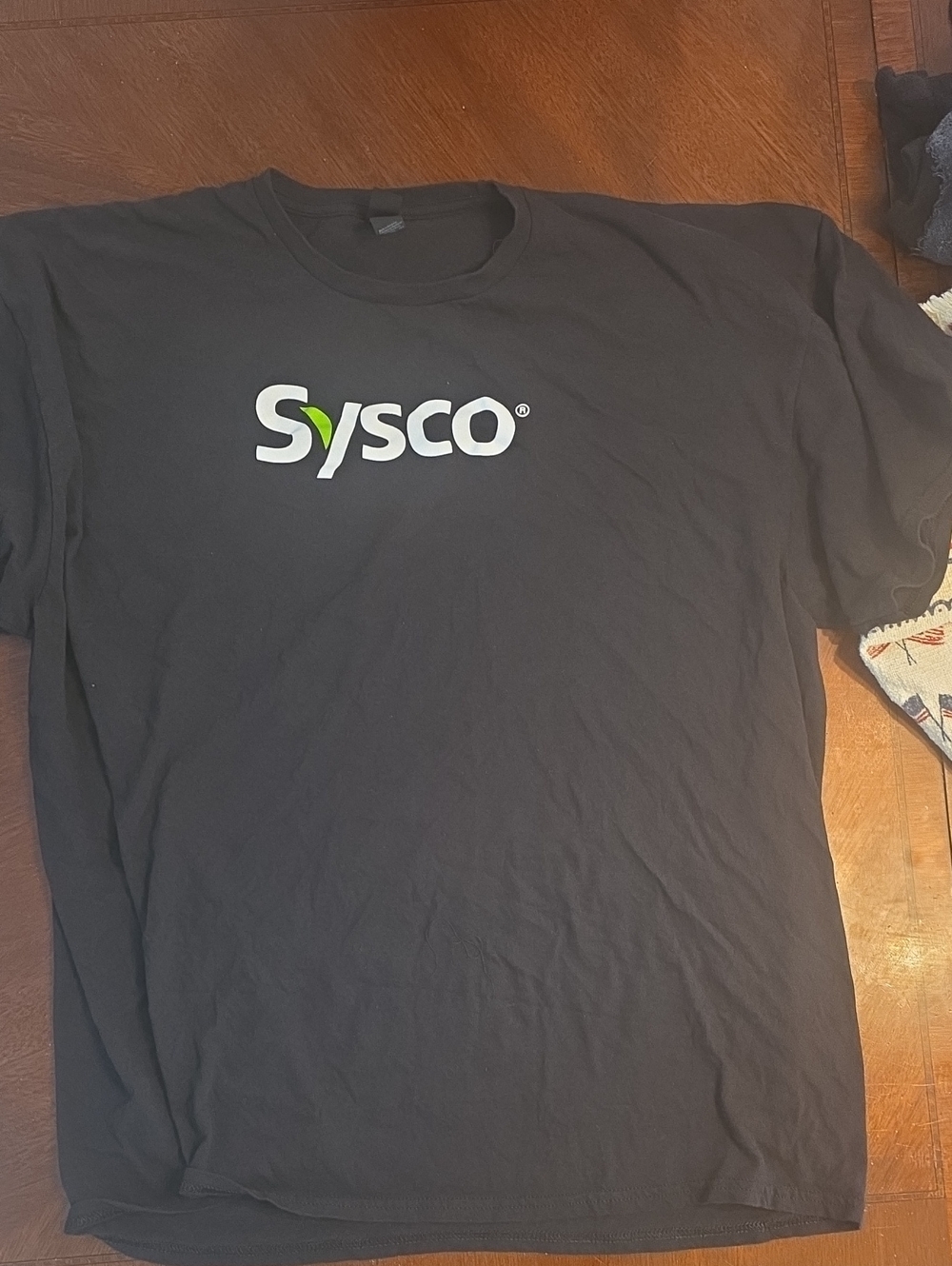 Rue21 Black Sysco Logo Short Sleeve Tee